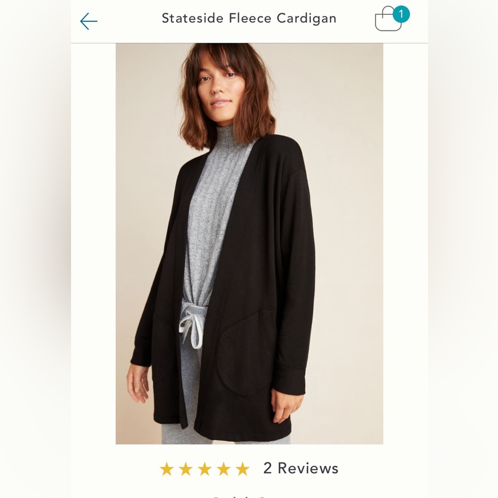 EUC Anthropologie stateside cardigan with pockets